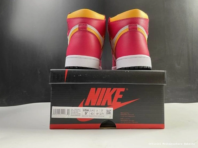 Official Maikesneakers High Fusion 555088-603 OGLight Jordan Air Red 1 0630